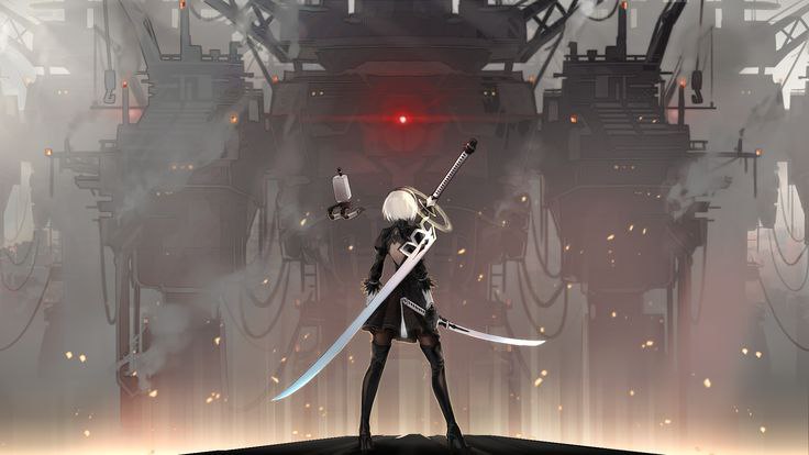 the World of nier, nier. 2B. 9S, A2, Nier Automata, Nier Replicaine