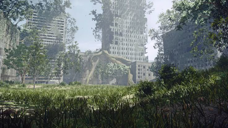 Ancient ruins in Nier Automata that remember pain and memory — a world that tells its own story